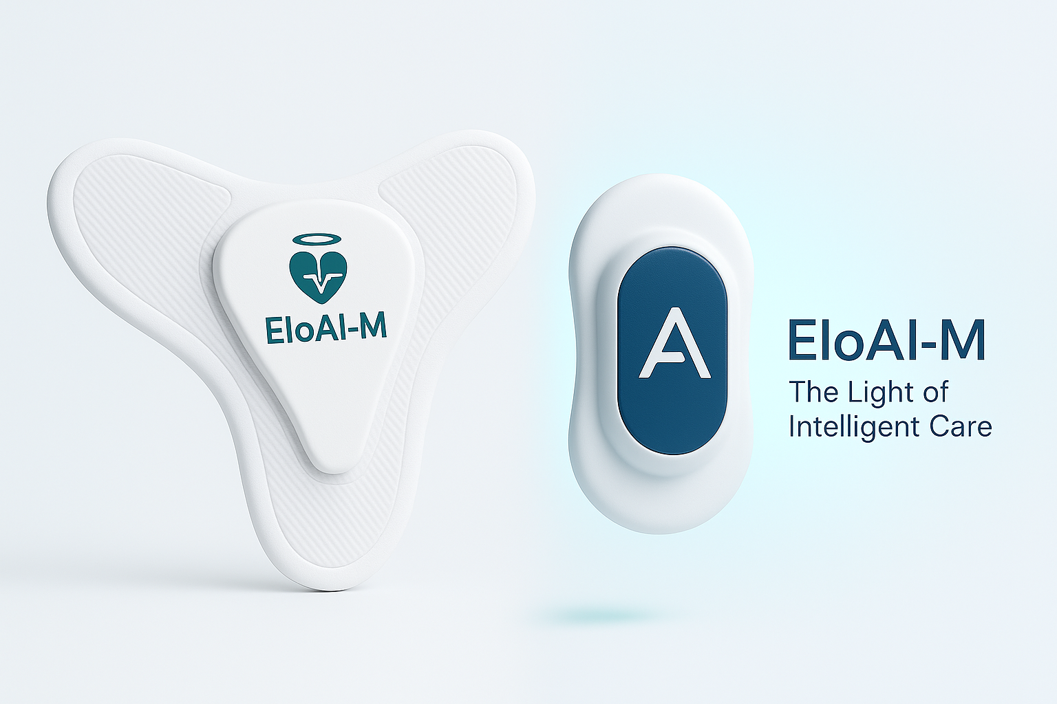 EloAI-M Portable Medical Device - Wearable ECG Monitor and Health Patch for Sleep Analysis, Heart Rhythm Monitoring, and Sports Performance Tracking